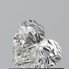 Diamante Naturale Taglio Cuore 0.57ct VG/VG I IF - GIA - 5.05x5.77x3.42mm