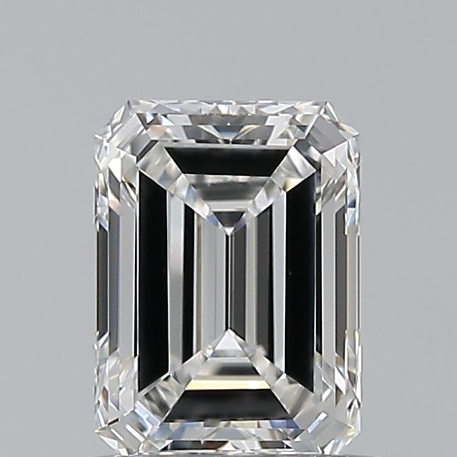 Diamante Naturale Taglio Smeraldo 0.7ct EX/EX F VVS2 - GIA - 6.09x4.43x2.76mm