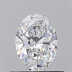 Diamante Naturale Taglio Ovale 0.5ct VG/EX D VVS2 - GIA - 6.39x4.55x2.73mm