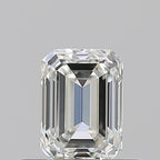 Diamante Naturale Taglio Smeraldo 0.5ct VG/VG I VVS2 - GIA - 5.2x3.75x2.55mm