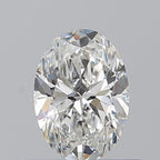 Diamante Naturale Taglio Ovale 0.52ct VG/EX F VS1 - GIA - 6.23x4.45x2.81mm