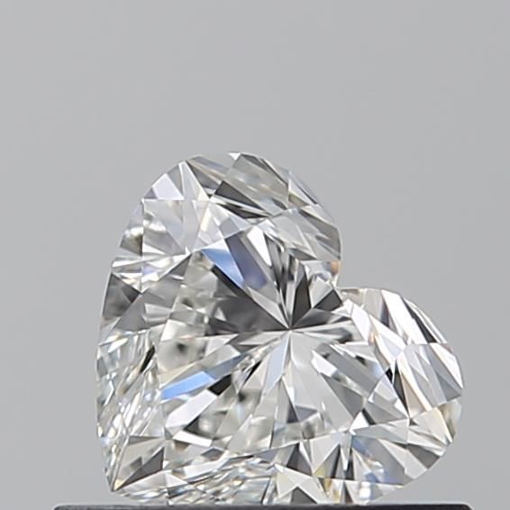 Diamante Naturale Taglio Cuore 0.54ct EX/VG H VVS1 - GIA - 5.01x5.64x3.32mm
