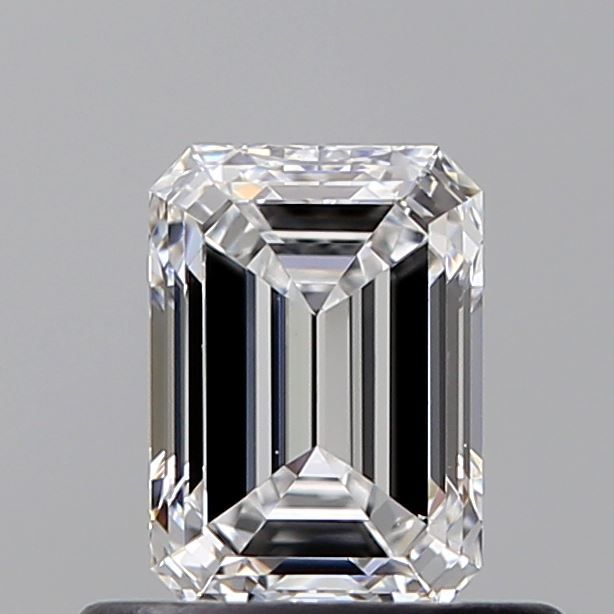 Diamante Naturale Taglio Smeraldo 0.61ct EX/EX D VVS2 - GIA - 5.62x4.02x2.74mm