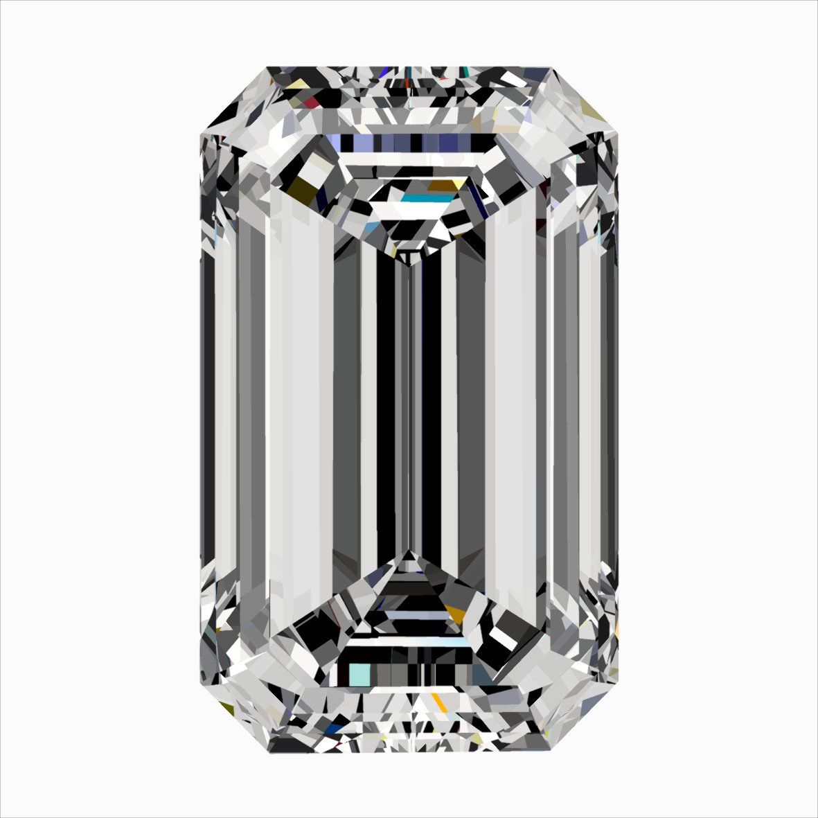 Diamante Naturale Taglio Smeraldo 0.31ct EX/EX G VS1 - IGI - 5.04x3.11x2.04mm