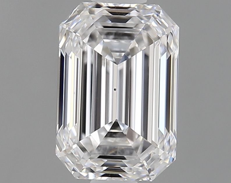 Diamante Naturale Taglio Smeraldo 1.23ct VG/EX D VS2 - GIA - 7.19x4.91x3.37mm