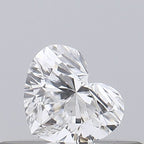 Diamante Naturale Taglio Cuore 0.21ct VG/VG E VVS2 - GIA - 3.43x4.07x2.55mm