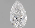Diamante Naturale Taglio Goccia 0.61ct EX/EX D VVS1 - GIA - 7.74x4.56x2.86mm