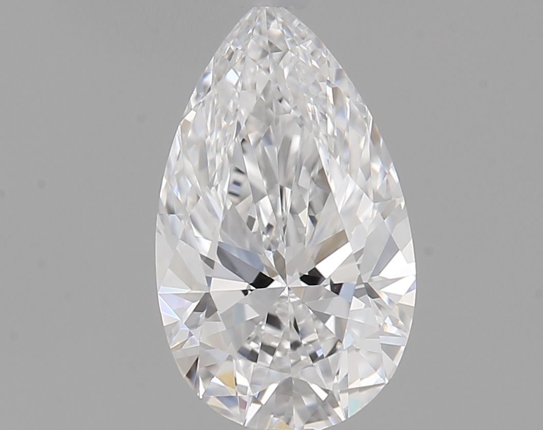Diamante Naturale Taglio Goccia 0.61ct EX/EX D VVS1 - GIA - 7.74x4.56x2.86mm