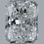 Diamante Naturale Taglio Radiant 0.45ct EX/EX E IF - GIA - 5.14x4.0x2.7mm