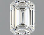 Diamante Naturale Taglio Smeraldo 0.61ct VG/EX D VS1 - GIA - 5.56x4.02x2.75mm