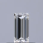 Diamante Naturale Taglio Baguette 0.32ct EX/EX E VVS1 - GIA - 5.84x2.84x1.95mm