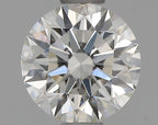 Diamante Taglio Brillante 0.59ct EX/VG/VG I VVS1 - GIA - 5.37x5.4x3.34mm