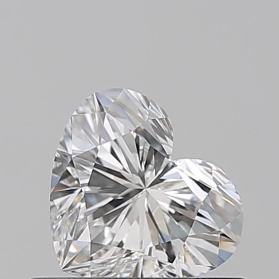 Diamante Naturale Taglio Cuore 0.51ct EX/EX G VVS1 - GIA - 4.83x5.59x3.34mm