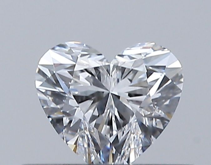 Diamante Naturale Taglio Cuore 0.3ct VG/EX D VVS2 - GIA - 4.18x4.64x2.82mm