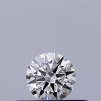 Diamante Naturale Taglio Brillante 0.23ct 3EX E VVS1 - GIA - 3.96x3.97x2.37mm