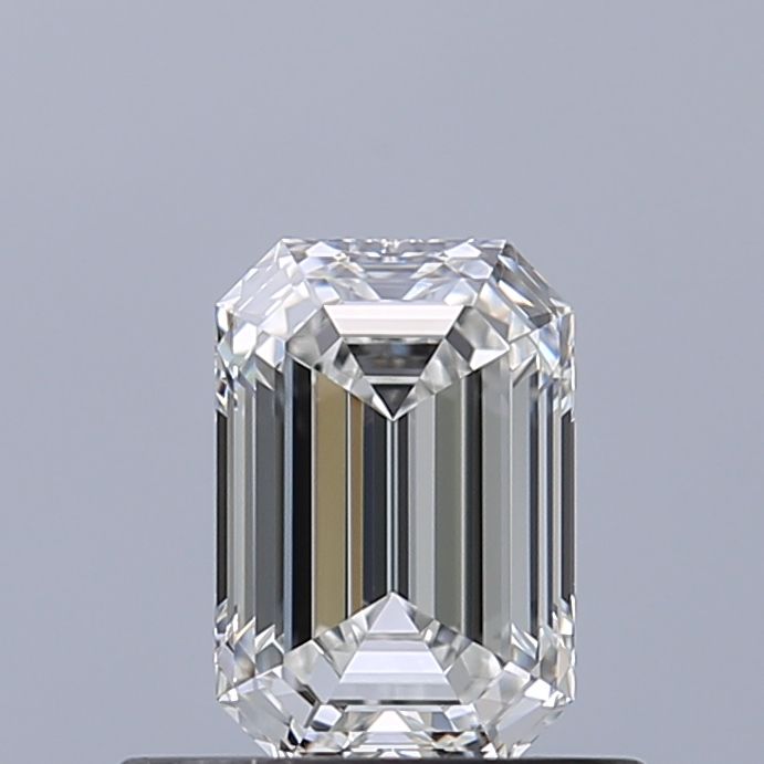 Diamante Naturale Taglio Smeraldo 0.55ct VG/EX F IF - GIA - 5.77x3.89x2.58mm