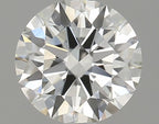 Diamante Naturale Taglio Brillante 1.03ct 3EX J IF - GIA - 6.55x6.58x3.94mm