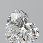 Diamante Naturale Taglio Cuore 0.75ct EX/EX H VVS2 - GIA - 5.63x6.23x3.66mm