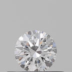 Diamante Naturale Taglio Brillante 0.3ct VG/EX/EX D VVS2 - GIA - 4.3x4.29x2.64mm