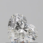 Diamante Naturale Taglio Cuore 0.51ct VG/VG H VS1 - GIA - 4.8x5.65x3.22mm