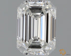 Diamante Naturale Taglio Smeraldo 0.4ct VG/EX G VVS2 - GIA - 5.07x3.61x2.35mm