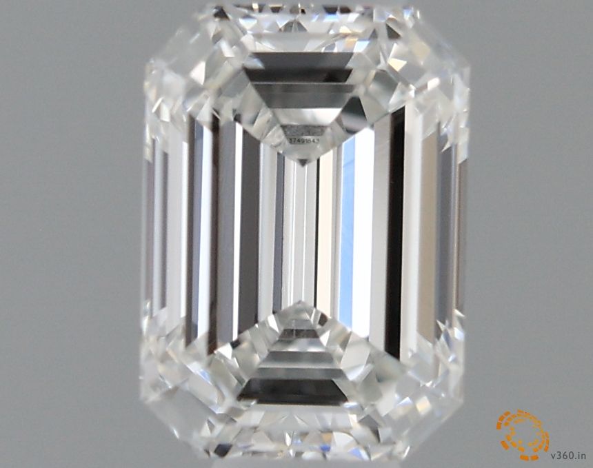 Diamante Naturale Taglio Smeraldo 0.4ct VG/EX G VVS2 - GIA - 5.07x3.61x2.35mm