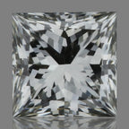 Diamante Naturale Taglio Princess 0.23ct VG/VG J VS1 - GIA - 3.37x3.37x2.49mm