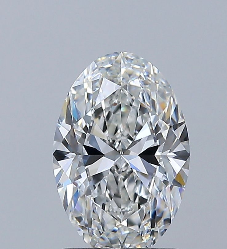Diamante Naturale Taglio Ovale 1.31ct EX/EX F VVS2 - GIA - 9.07x6.01x3.73mm