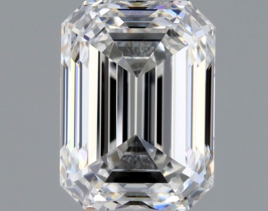 Diamante Naturale Taglio Smeraldo 0.8ct EX/EX F VVS1 - GIA - 5.93x4.32x3.05mm