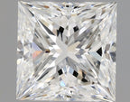 Diamante Naturale Taglio Princess 0.9ct VG/VG F VVS1 - GIA - 5.38x5.34x3.91mm