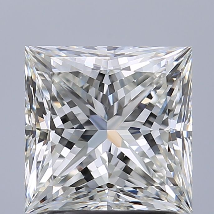 Diamante Naturale Taglio Princess 1.71ct EX/EX I VS2 - GIA - 6.45x6.43x4.73mm