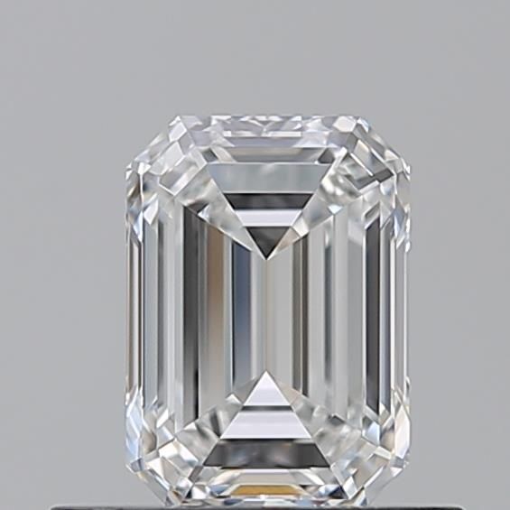 Diamante Naturale Taglio Smeraldo 0.61ct VG/EX F VVS2 - GIA - 5.66x4.03x2.69mm