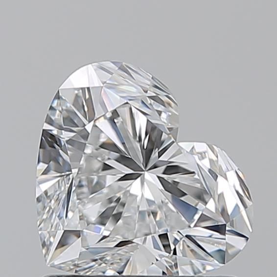 Diamante Naturale Taglio Cuore 1.01ct EX/EX E IF - GIA - 6.0x7.01x4.06mm