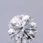 Diamante Naturale Taglio Brillante 0.5ct EX/VG/EX E VS2 - GIA - 5.04x5.07x3.16mm