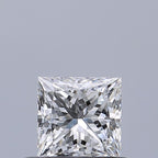 Diamante Naturale Taglio Princess 0.45ct VG/VG D VVS1 - GIA - 4.21x4.18x3.05mm