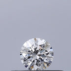 Diamante Naturale Taglio Brillante 0.19ct 3EX F VS1 - GIA - 3.67x3.69x2.31mm