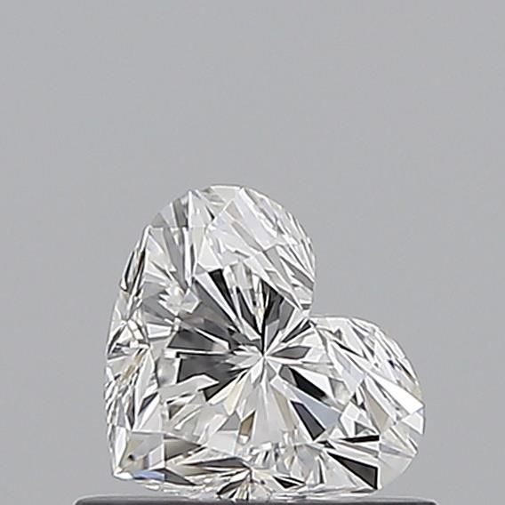 Diamante Naturale Taglio Cuore 0.59ct VG/EX F VVS1 - GIA - 4.97x5.85x3.51mm