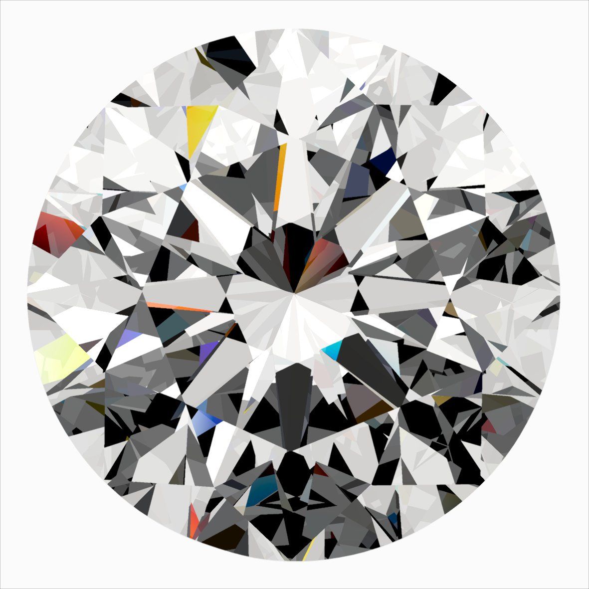 Diamante Naturale Taglio Brillante 0.3ct VG/EX/EX G VS1 - IGI - 4.18x4.21x2.7mm