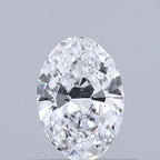 Diamante Naturale Taglio Ovale 0.45ct VG/EX D VVS1 - GIA - 6.38x4.43x2.54mm