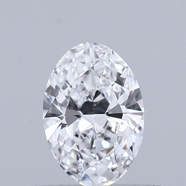 Diamante Naturale Taglio Ovale 0.45ct VG/EX D VVS1 - GIA - 6.38x4.43x2.54mm