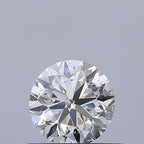 Diamante Naturale Taglio Brillante 0.5ct VG/VG/EX G IF - GIA - 4.91x4.97x3.19mm
