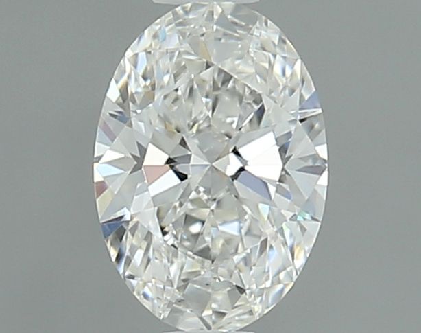 Diamante Naturale Taglio Ovale 0.33ct VG/EX F VS2 - GIA - 5.7x3.97x2.41mm