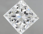 Diamante Naturale Taglio Princess 1.08ct EX/EX F IF - IGI - 5.52x5.33x4.05mm