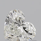 Diamante Naturale Taglio Cuore 0.7ct EX/VG H VVS1 - GIA - 5.32x6.14x3.64mm
