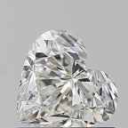 Diamante Naturale Taglio Cuore 0.9ct VG/EX I VVS1 - GIA - 5.96x6.36x4.06mm