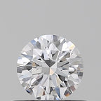 Diamante Naturale Taglio Brillante 0.41ct 3EX D IF - GIA - 4.81x4.79x2.91mm