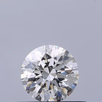 Diamante Naturale Taglio Brillante 0.37ct 3EX F IF - GIA - 4.57x4.58x2.87mm