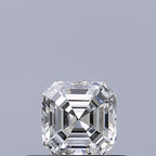 Diamante Naturale Taglio Asscher 0.42ct EX/EX F IF - GIA - 4.21x4.16x2.74mm