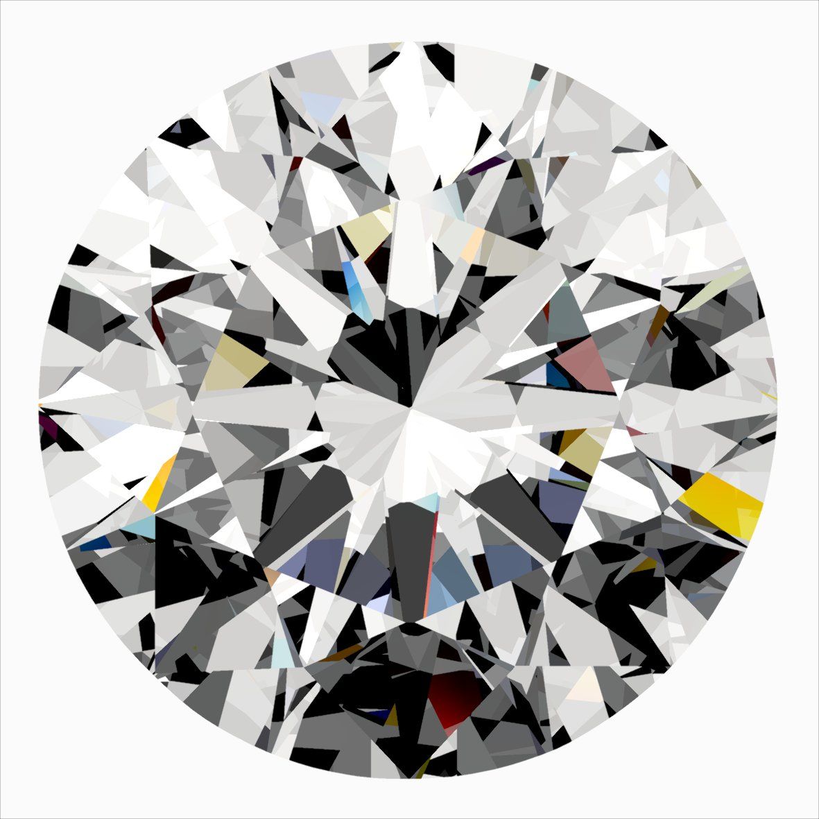 Diamante Naturale Taglio Brillante 0.32ct 3EX H IF - IGI - 4.36x4.38x2.73mm