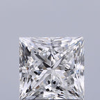 Diamante Naturale Taglio Princess 1.08ct EX/EX E VS2 - GIA - 5.52x5.52x4.06mm